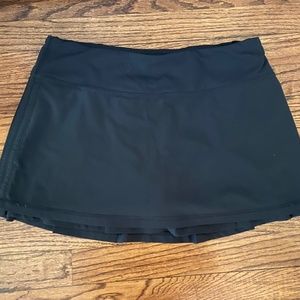 Lululemon Black Tennis Skirt